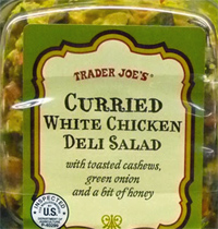 Trader Joe's Curried White Chicken Deli Salad