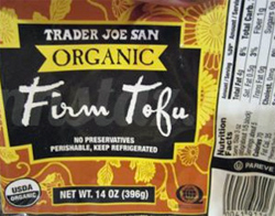 Trader Joe's Organic Firm Tofu