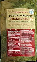 Trader Joe's Pesto Genovese Chicken Breast