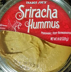 Trader Joe's Sriracha Hummus
