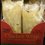 Trader Joe's Chicken Wrap with Pesto Vinaigrette
