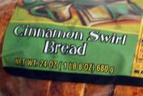 Trader Joe's Cinnamon Swirl Bread