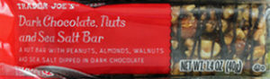 Trader Joe's Dark Chocolate, Nuts and Sea Salt Bar