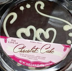 Trader Joe's For Love of Chocolate Cake