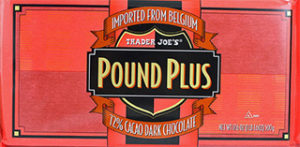 Trader Joe's 72% Dark Chocolate Pound Plus Bar