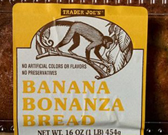 Trader Joe's Banana Bonanza Bread