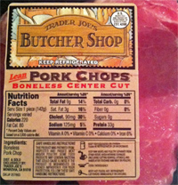 Trader Joe's Butcher Shop Pork Chops