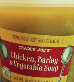 Trader Joe's Chicken, Barley & Vegetable Soup
