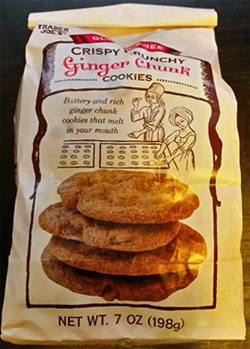 Trader Joe's Gluten-Free Crispy Crunchy Ginger Chunk Cookies