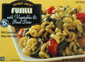 Trader Joe's Fusilli with Vegetables & Basil Pesto