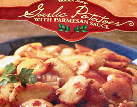 Trader Joe's Garlic Potatoes with Parmesan Sauce