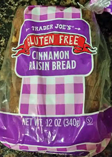 Trader Joe’s Gluten-Free Cinnamon Raisin Bread Reviews