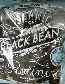 Trader Joe's Organic Black Bean Rotini Pasta