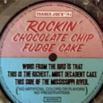 Trader Joe's Rockin' Chocolate Chip Fudge Cake