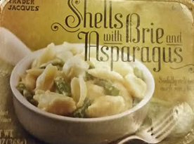 brie asparagus shells trader joe reviews