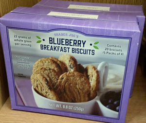 Trader Joe's Blueberry Breakfast Biscuits