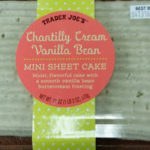 Trader Joe's Chantilly Cream Vanilla Bean Mini Sheet Cake