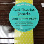 Trader Joe's Dark Chocolate Ganache Mini Sheet Cake