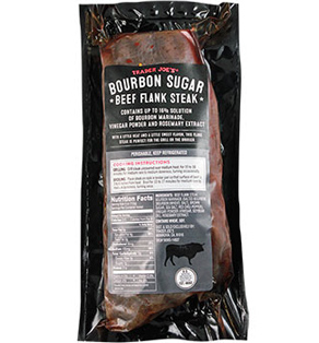Trader Joe's Bourbon Sugar Beef Flank Steak