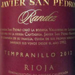 Javier San Pedro Randez Rioja Tempranillo Wine