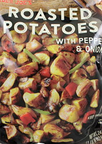 Trader Joe's Roasted Potatoes with Peppers & Onions