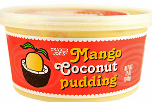 Trader Joe's Mango Coconut Pudding