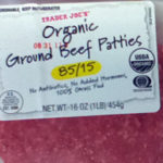 Trader Joe's Organic Ground Beef Patties