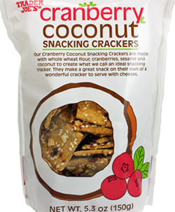 Trader Joe’s Cranberry Coconut Snacking Crackers Reviews