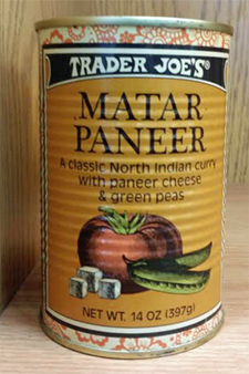 Trader Joe's Matar Paneer