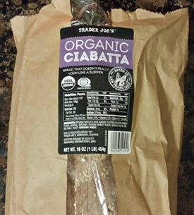 Trader Joe's Organic Ciabatta Bread