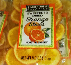 Trader Joe's Sweetened Dried Orange Slices