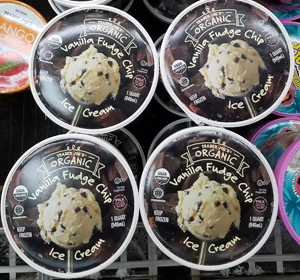 Trader Joe's Organic Vanilla Fudge Chip Ice Cream