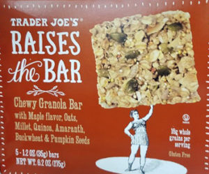 Trader Joe's Raises the Bar Maple Granola Bar