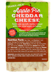 Trader Joe's Apple Pie Cheddar Cheese