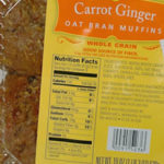 Trader Joe's Carrot Ginger Oat Bran Muffins