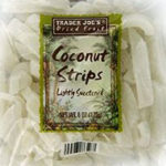 Trader Joe's Lightly Sweetened Coconut Strips