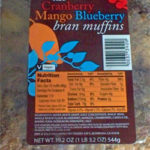 Trader Joe's Cranberry Mango Blueberry Bran Muffins
