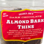 Trader Joe's Dark Chocolate Almond Bark Thins