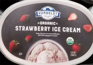 Humboldt Creamery Organic Strawberry Ice Cream