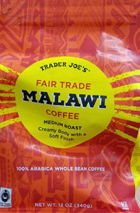 Trader Joe's Fair Trade Malawi Coffee