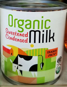Trader Joe's Organic Sweetened Condensed Milk