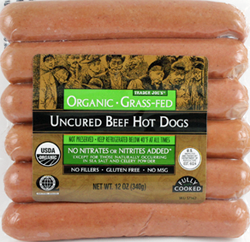 Trader Joe’s Organic Grass-Fed Uncured Beef Hot Dogs Reviews