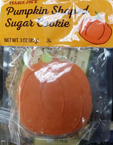 Trader Joe’s Pumpkin Shaped Sugar Cookie Reviews