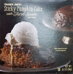 Trader Joe’s Sticky Pumpkin Cake with Hard Sauce Reviews