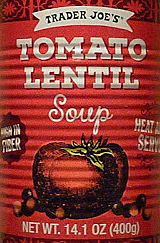 Trader Joe's Tomato Lentil Soup