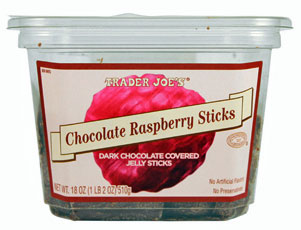 Trader Joe's Chocolate Raspberry Sticks