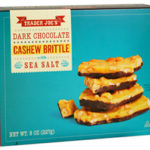 Trader Joe's Dark Chocolate Cashew Brittle with Sea Salt