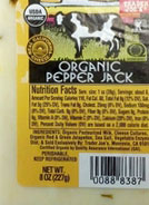 Trader Joe's Organic Pepper Jack Cheese