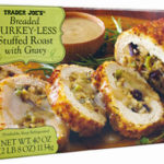 Trader Joe’s Breaded Turkey-less Stuffed Roast with Gravy