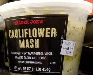 Trader Joe's Cauliflower Mash
